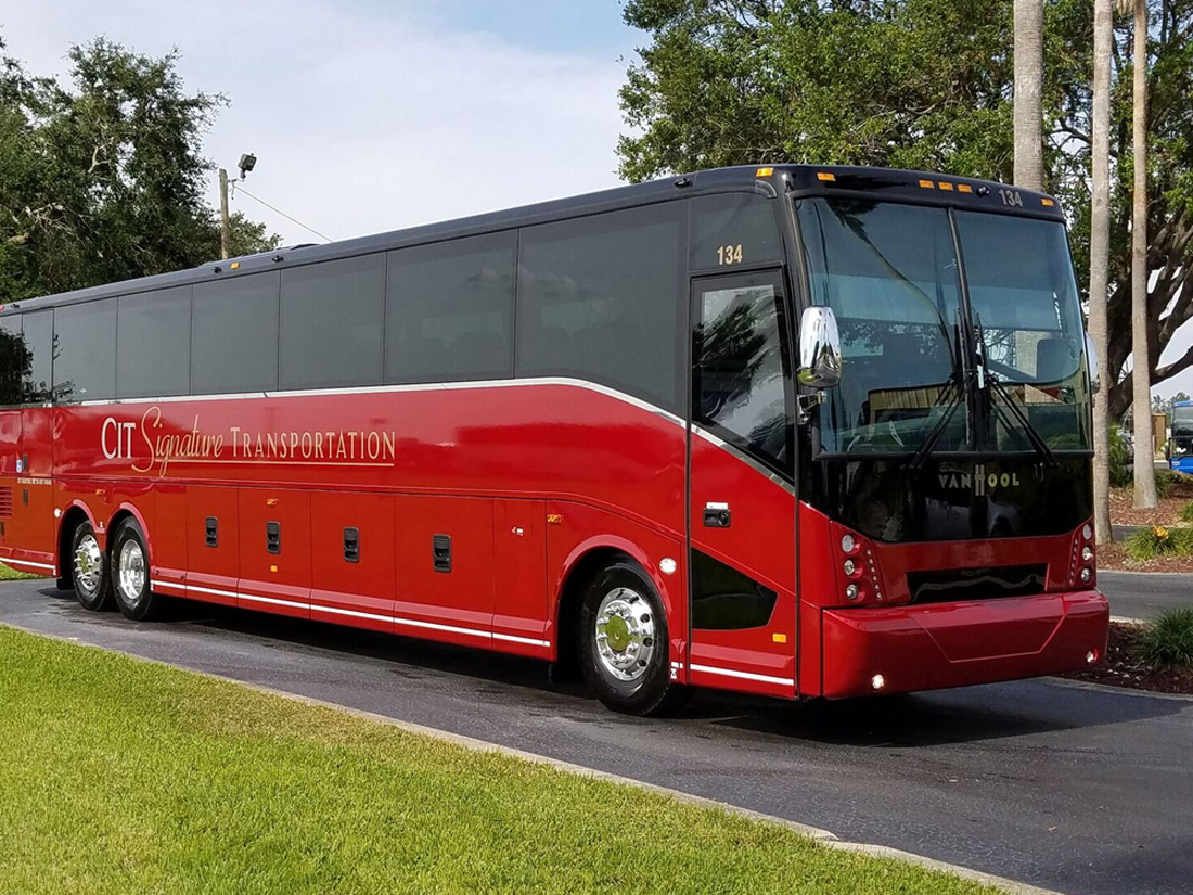 a coach bus